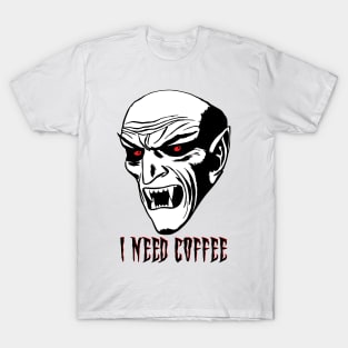 I Need Coffee Beast T-Shirt